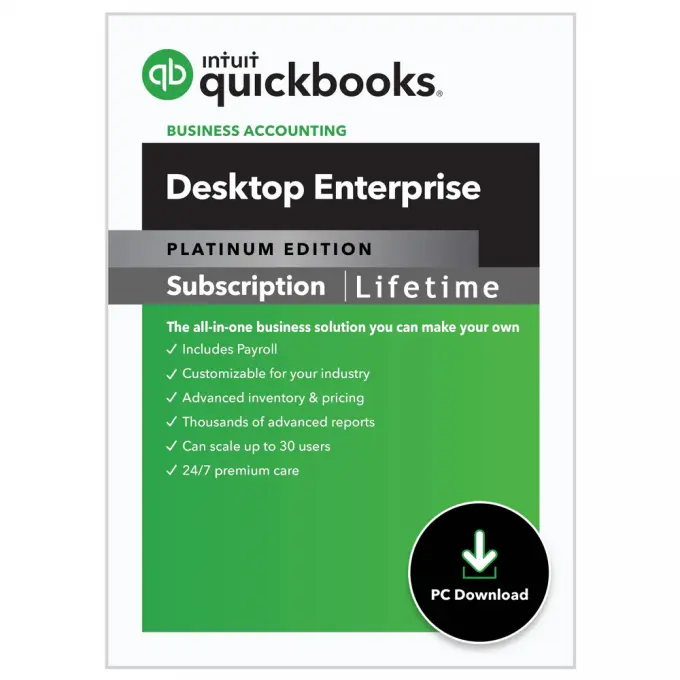 QuickBooks Desktop Enterprise 2023 For windows – lifetime license, not a Subscription QuickBooks Desktop Enterprise 2023 For windows – lifetime license, not a Subscription
