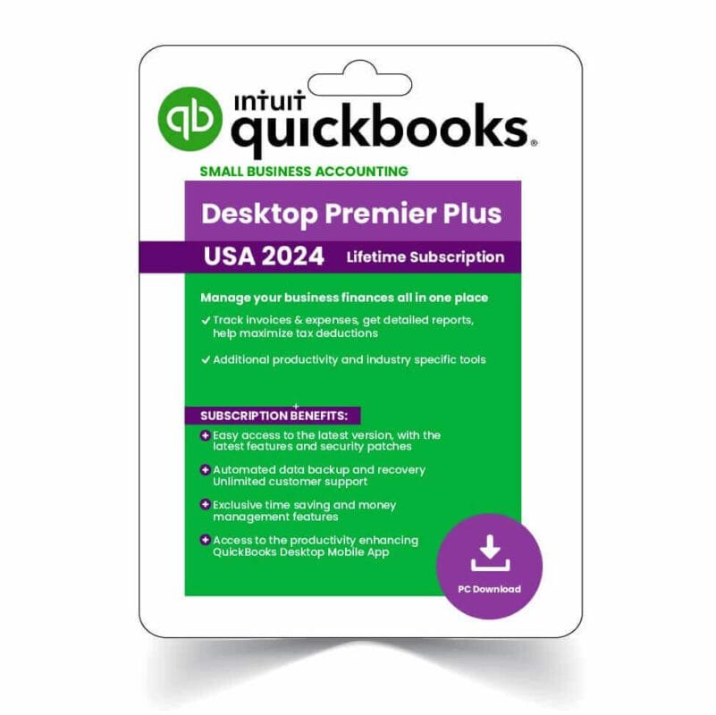 QuickBooks Desktop Premier Plus 2024 &ndash; Lifetime Activation